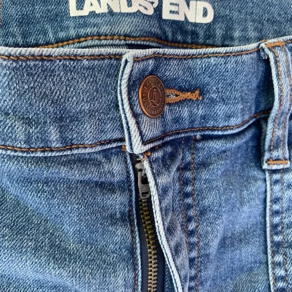 Lands’ End High Waist Women’s Carpenter Jeans - Picture 3 of 8